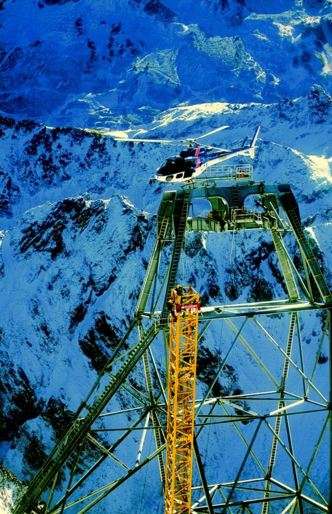 Mécamont-Hydro intervient sur le pylône du Pic du Midi